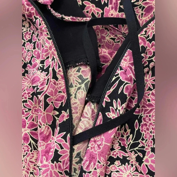 NWT Free People Bon Voyage Midi Dress in Black Combo Small - Picture 13 of 16